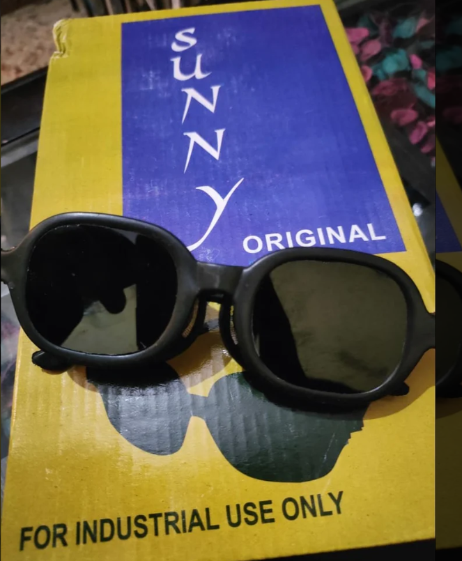 Plastic Black Welding Goggles